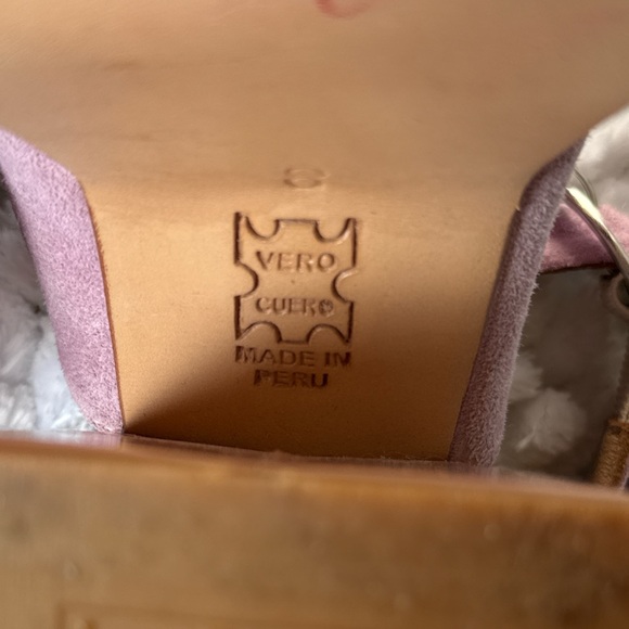 John Fluevog Pink Slingback Platform Sandals - Picture 7 of 9